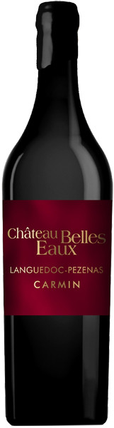 Вино Chateau Belles Eaux, "Carmin", Languedoc-Pezenas AOP, 2017