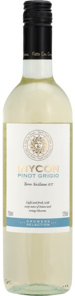 Вино Inycon, "Growers Selection" Pinot Grigio, Terre Siciliane IGT